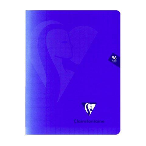 CAHIER PIQUÉ CLAIREFONTAINE MIMESYS 17 X 22 CM GRANDS CARREAUX 96 PAGES