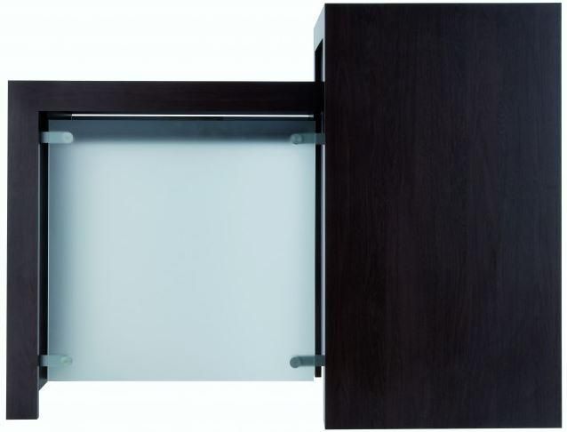 Meuble de caisse Extenso - design sobre et intemporel - 1 tiroir, 1 porte, 1 étagère - Made in France_0