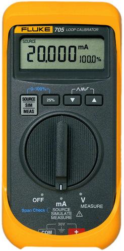 Calibrateur de boucle - courant 0-20mA ou 4-20mA - précision 0.025% - FLU705 - Fluke_0
