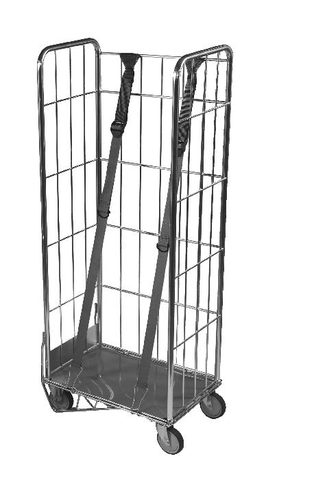 CHARIOT À LINGE PUMA SIMPLE AVEC SANGLES - MANUTAN COLLECTIVITÉS