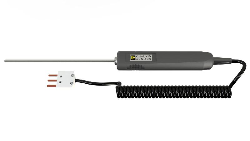 CHAUVIN ARNOUX - Sonde SP13 de type Pt100 pour mesure en immersion dans les liquides - jusqu'à 600°C - longueur 13 cm - diamètre 3 mm_0