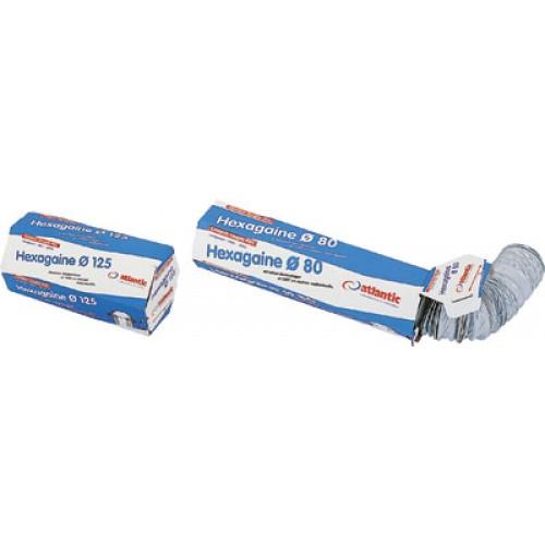 CONDUIT SOUPLE PVC POUR VMC - LONGUEUR 18 M - DIAMÈTRE 80MM - 423360 ATLANTIC