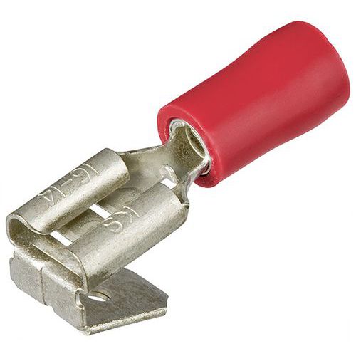 COSSE CLIP À LANGUETTE ISOLÉE ROUGE 6.3X0.8MM / 0.5 - 1.0MM² - KNIPEX