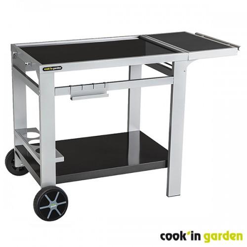 DESSERTE EN MÉTAL NOIR - MÉDIA L COOK IN GARDEN