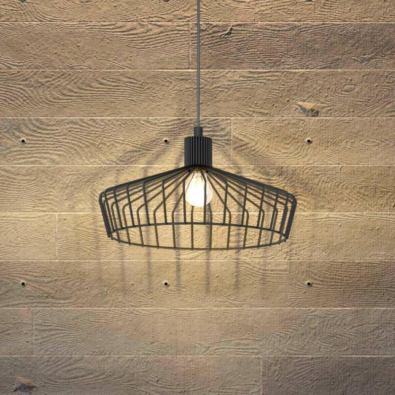 EGLO SUSPENSION WINKWORTH ABAT-JOUR CAGE 1 LAMPE