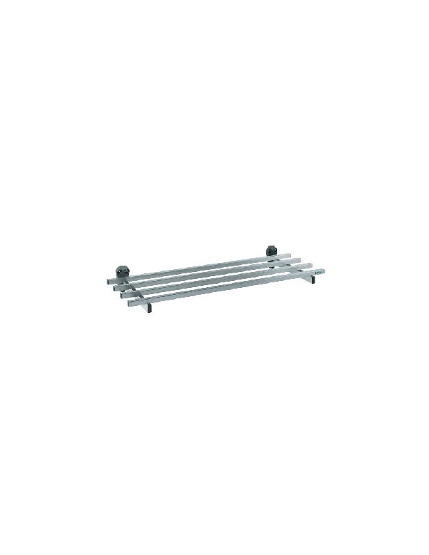 Étagère inox barreaudée murale - 2200x400 mm - 150 kg de charge - TOURNUS EQUIPEMENT_0