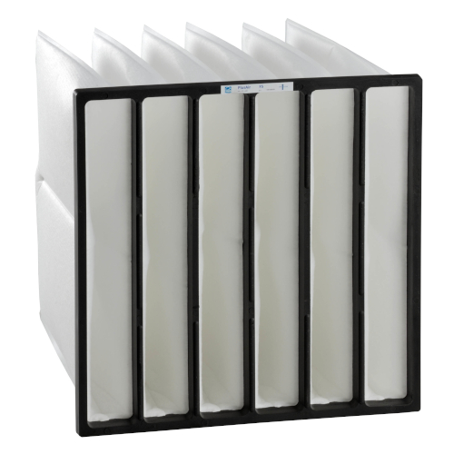 Filtre à poche FinAir M5 - Cadre moulé thermo soudé - Filtration optimale et autoextinguible_0