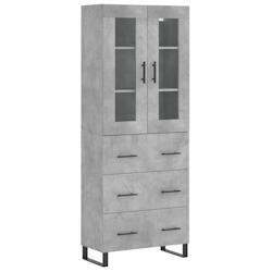 Helloshop26 - Buffet bahut commode armoire meuble de rangement organisateur cuisine salle de séjour salon haut 69,5 x 34 x 180 cm 02_0034521 - 300021_0