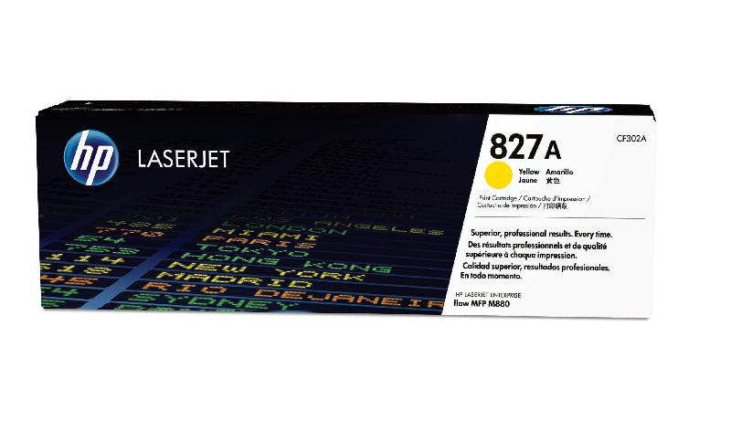 HP 827A toner LaserJet jaune authentique_0