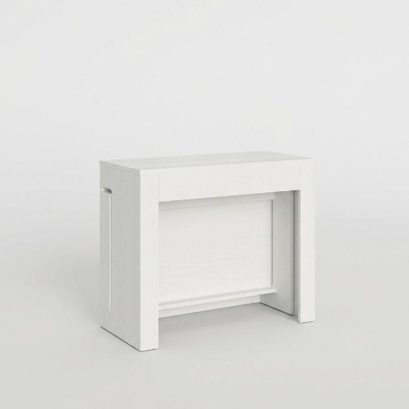 Itamoby Console extensible 90x42/302 cm Evolve Frêne Blanc - blanc 8050598301401_0