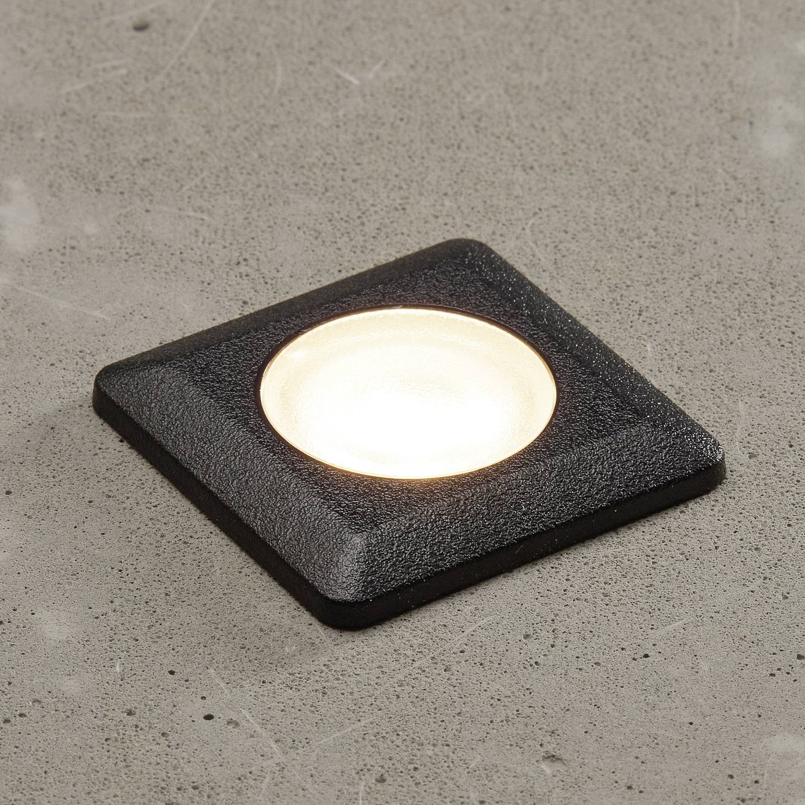 FUMAGALLI LAMPE LED ALDO ANGULAIRE NOIRE/TRANSP 3 000K
