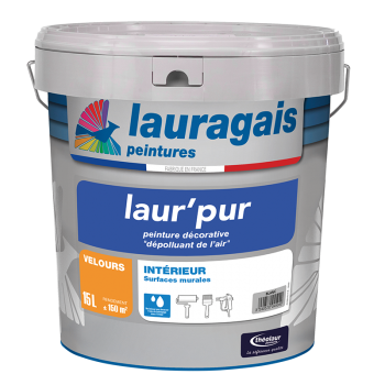 Peinture dépolluante velours - 3L, 10L, 15L - Réf. AG02495 - LAURAGAIS_0