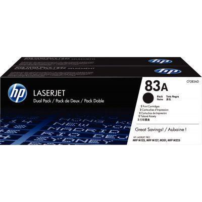 Lot de 2 cartouches laser HP CF283AD noires - Fabricant HP - Référence CF283AD_0