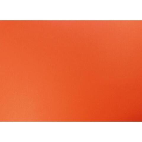 LOT DE 2 - PAPIER COULEUR RECYCLÉ, PAQUET DE 10 FEUILLES 270G/M2 SOUS/FILM AU FORMAT 50X65CM - ORANGE