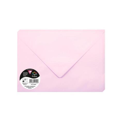 LOT DE 2 - PAQUET DE 20 ENVELOPPES POLLEN 162X229MM 120G/M² - ROSE DRAGÉE