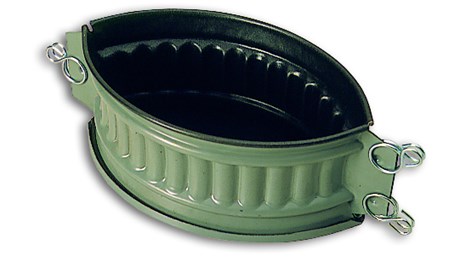 MATFER - MOULE EXOPAN® PÂTE OVALE À CÔTES AVEC FOND D.180 MM - 331293