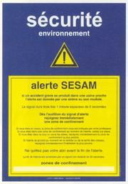 PANNEAU DE CONSIGNES DE SéCURITé RISQUES SEVESO SESAM
