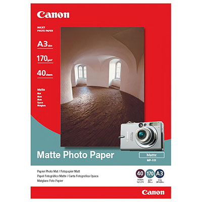 PAPIER PHOTO MAT - 170 G - FORMAT A3 - BOÎTE DE 40 FEUILLES