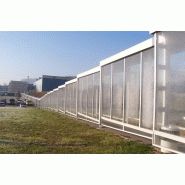 Passages couverts - abris et services - structure mécano-soudée en aluminium avec toiture personnalisable et parois sécurisées_0