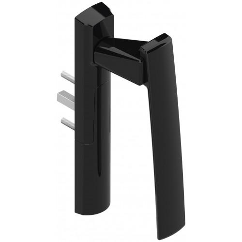 POIGNÉE SARENA EXTÉRIEURE DÉPORTÉE POUR PORTE COULISSANTE DS8524 - NOIR MAT 9005 - MAIN GAUCHE LA CROISÉE DS