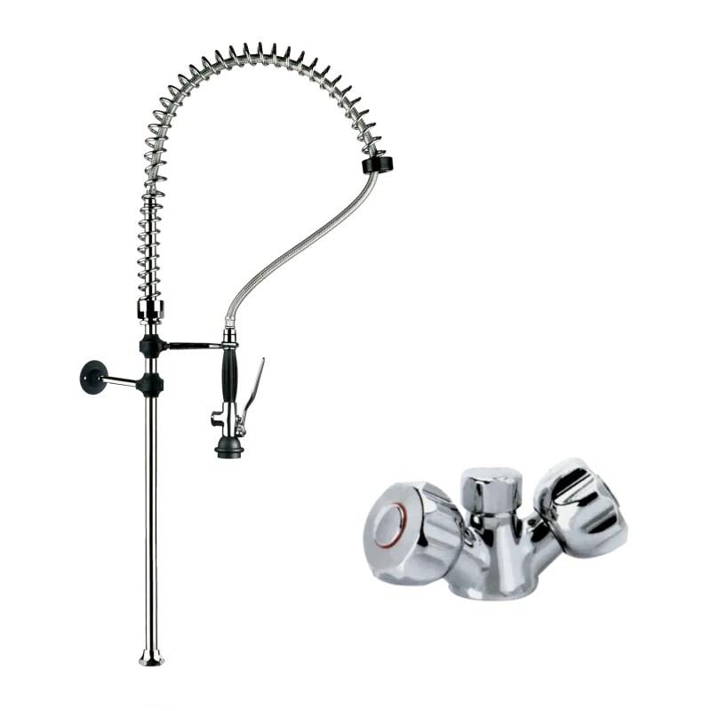 RM GASTRO Douchette de plan de travail avec robinet REDFOX - DOC 1+ - REDFOX - 0615402761710_0