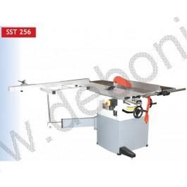 SCIE SUR TABLE AVEC CHARIOT RAS DE LAME  255 MM  LEMAN SST256