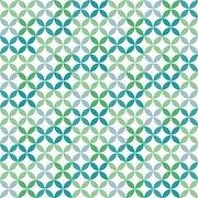 SERVIETTE À MOTIF 'GRAPHIC', 330 X 330 MM, BLEU - LOT DE 8