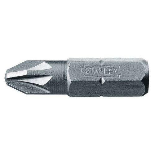 STANLEY 25 EMBOUTS DE VISSAGE 1/4 POZIDRIV PZ2 25 MM - STANLEY