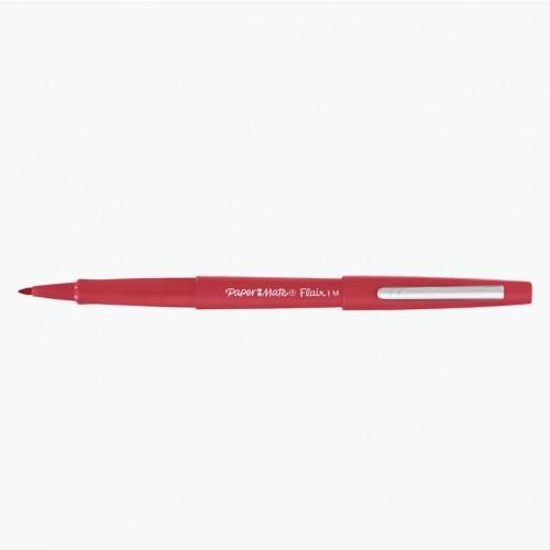 STYLO FEUTRE - POINTE MOYENNE - ROUGE - PAR 12 - PAPER MATE® FLAIR PAPER MATE