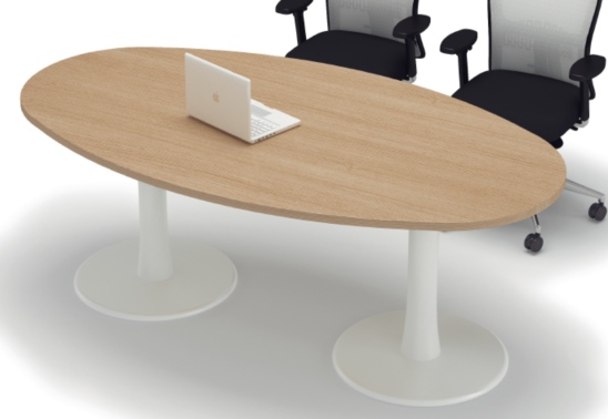 Table conférence IDEA - 4 à 14 places - ovale, ronde, tonneau, electrifiable_1