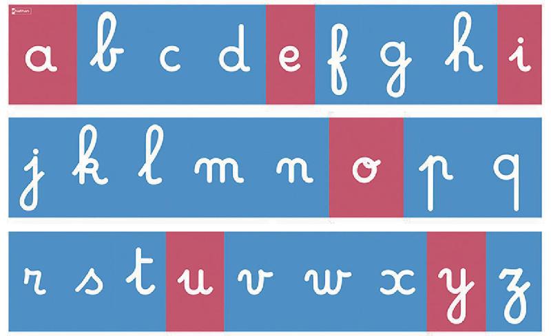 TRACÉS RUGUEUX MURAUX - LETTRES CURSIVES - MANUTAN COLLECTIVITÉS