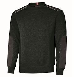 U-Power - Sweat-shirt col rond noir brossé RYKE Noir Taille 3XL - XXXL 8033546417492_0