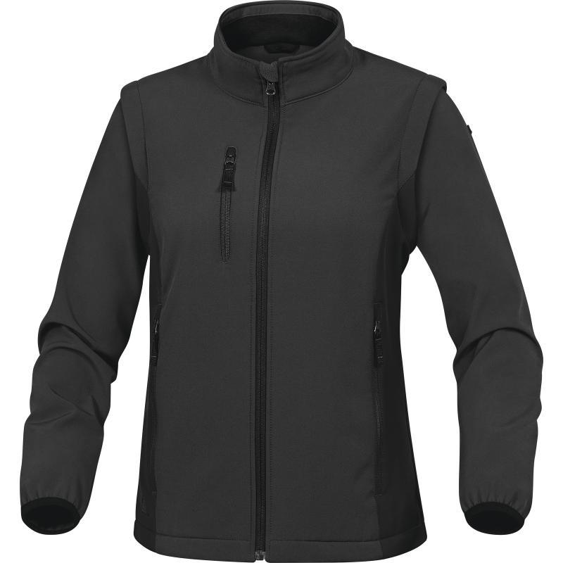 Veste softshell femme 96% polyester 4% élasthanne - manches amovibles - fermeture zip anti-froid - Mysen2f_0