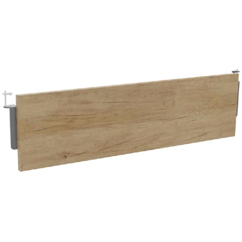 VOILE DE FOND BUROCOLOR+ - CHENE NEBRASKA - POUR BUREAU L. 120 CM PIEDS ALU