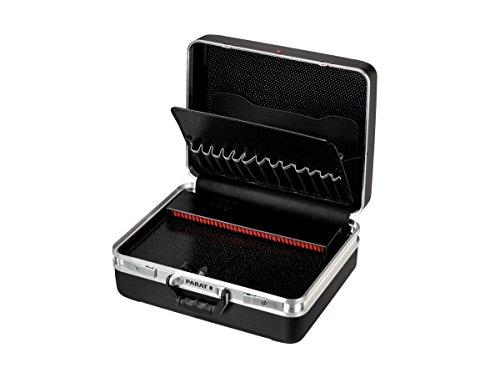 Boîte à outils en plastique X-ABS noir - PARAT GMBH + CO. KG 1945010001 - robuste et renforcée aluminium_0