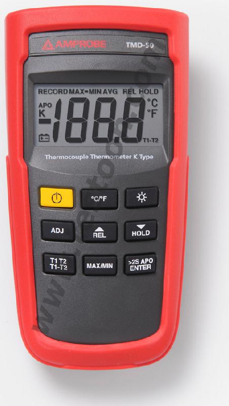 Thermomètre double voie thermocouple type k - AMPTMD50_0