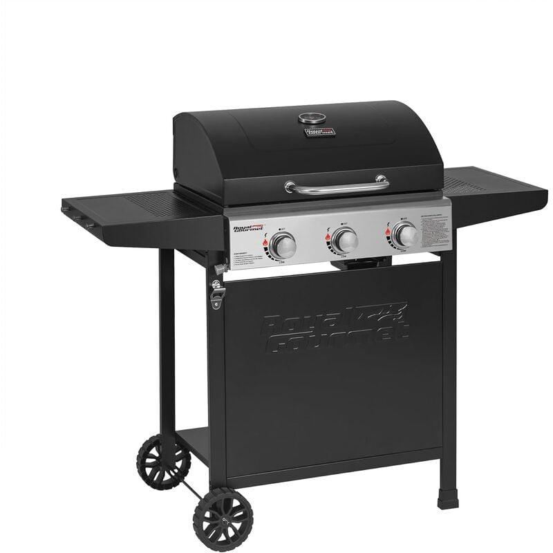 Four à Pizza Gaz Extérieur Royal Gourmet - 4kW, Pierre Pizza 33cm, Rotation 360°, Allumage Automatique, Pieds Pliables