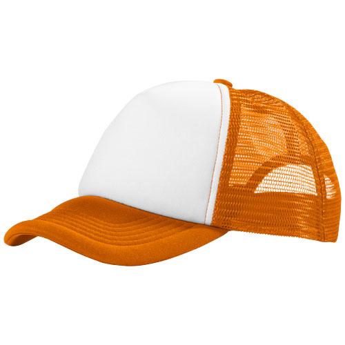 Casquette 5 panneaux Trucker 11106907 - 100% polyester avec panneau avant en mousse et filet plastique_0