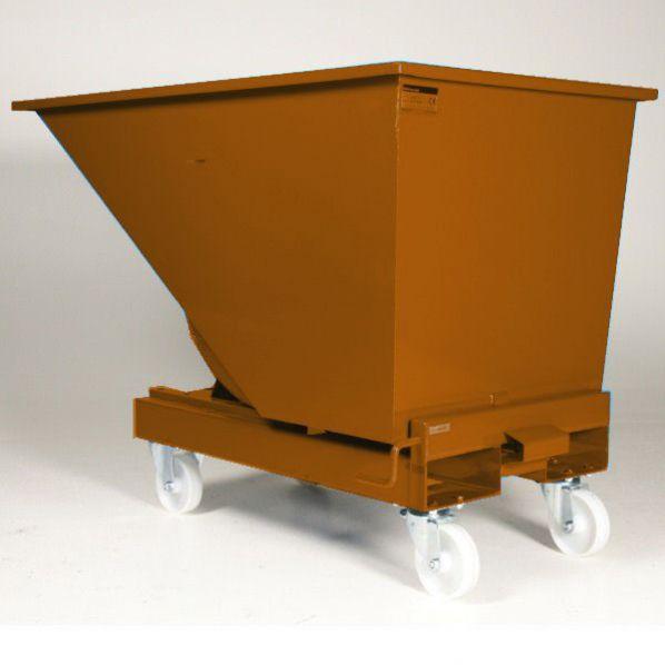 Chariot auto-basculant 1600 litres Brun = Compostable_0