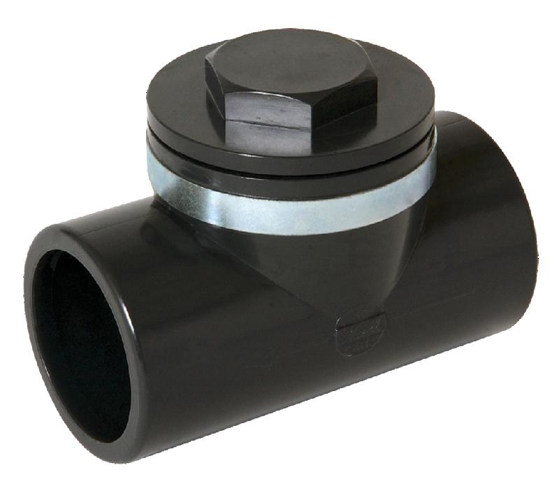 Clapet anti-retour pvc pression  90° d40 - NICOLL - carh - 215745_0