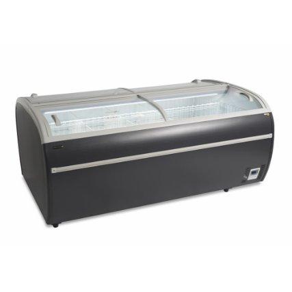 Congélateur de libre-service pour îlot gris 1697 litres - TWIN 220A-F - Classe climatique 3 - Température -24 à -18°C_0
