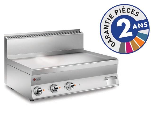 Grillade électrique - plaque lisse 55 dm² - gamme 650 - Baron 60FTE1000 avec contrôle thermostatique et résistances puissantes_0