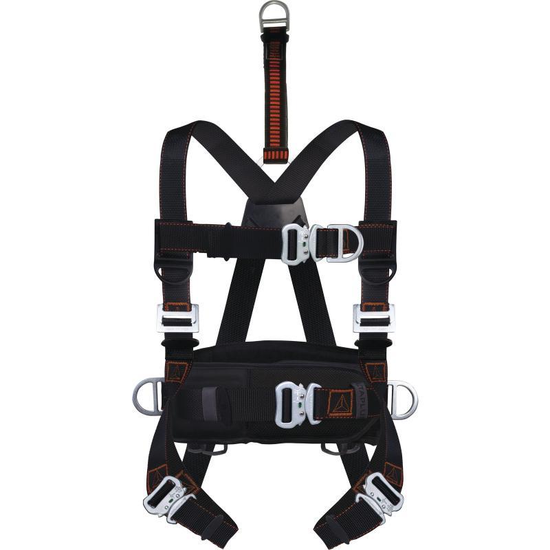 Harnais antichute avec ceinture - 5 points d'accrochage - har25ha - ceinture thermoformée et 6 boucles réglables_0