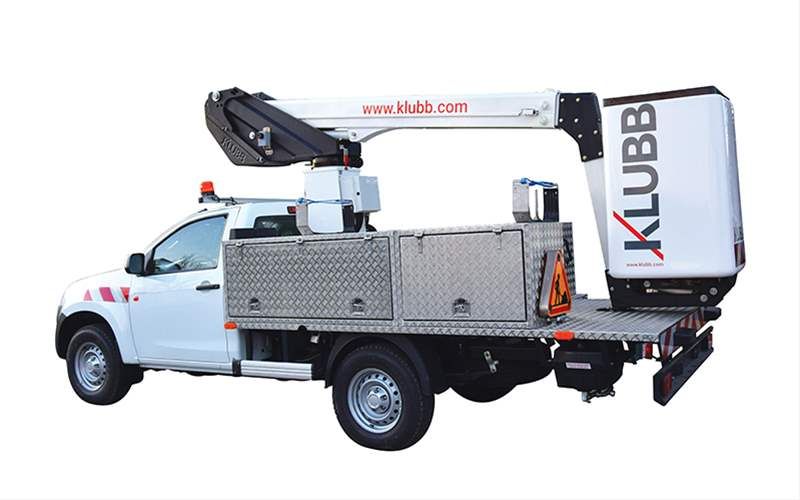 K26 sur pick-up isuzu nacelle vl - klubb - 11,30m_0