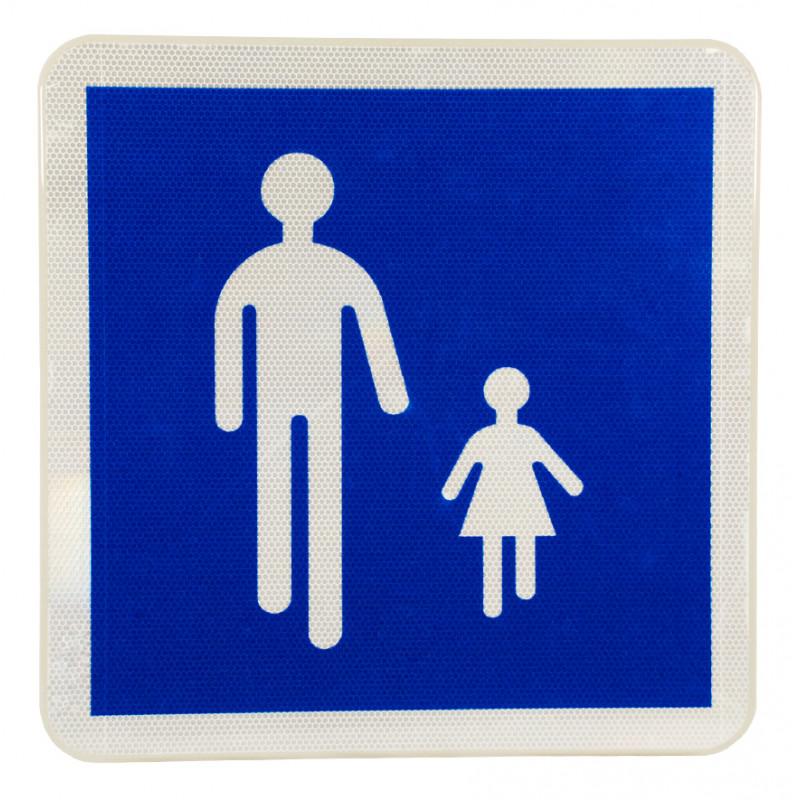 Panneau de prescription B54 - Entrée d'aire piétonne - Codification actuelle - WP Signalisation_0