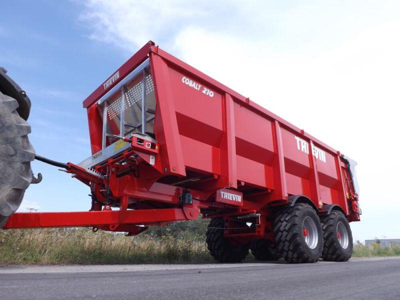 Remorque agricole à fond poussant-mouvant COBALT 210 - Thievin - PTAC 29T - 29,7 m³_0