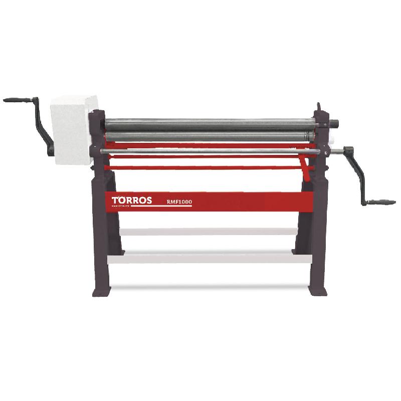 Rouleuse manuelle à 3 rouleaux asymétriques largeur du travail 1050 mm épaisseur jusque 2 mm en acier Torros RMF1000_0