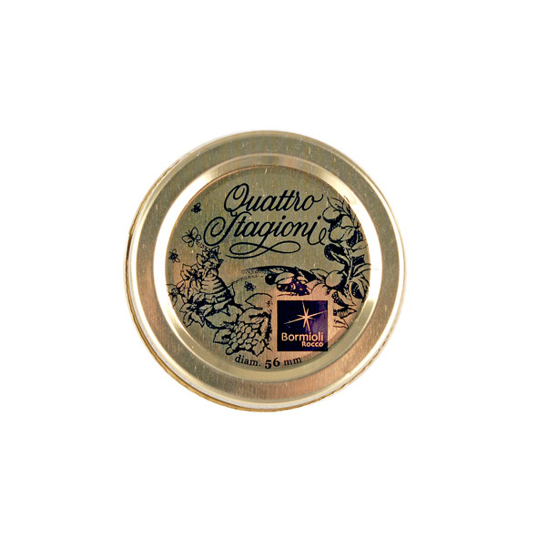 SET DE 3 COUVERCLES 56MM POUR BOCAUX À CONSERVE 15CL - BORMIOLI ROCCO - QUATTRO STAGIONI