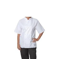 Whites Chefs Clothing Veste de cuisine Whites Boston manches courtes blanche S - S blanc B250-S_0