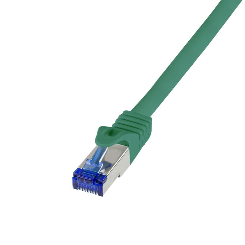 LOGILINK C6A055S CÂBLE DE RÉSEAU VERT 2 M CAT6A S/FTP (S-STP)_0